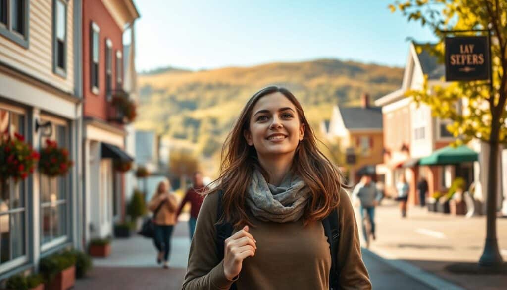 woman exploring Lynnfield