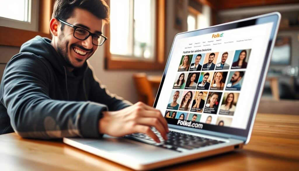 online dating experience with Folkd.com