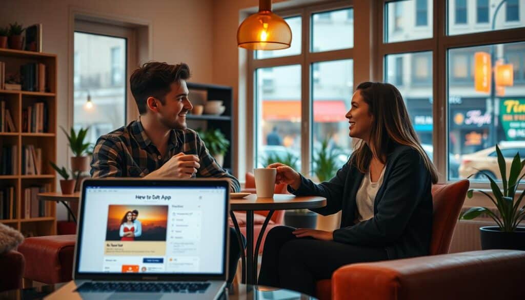 Engaging online dating experience
