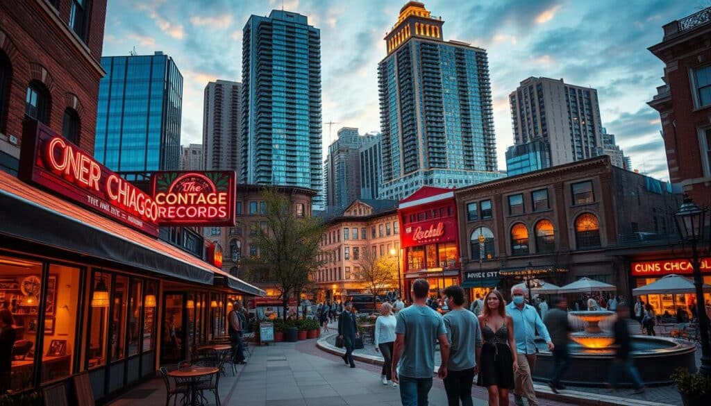 alternative dating spots near New Chicago